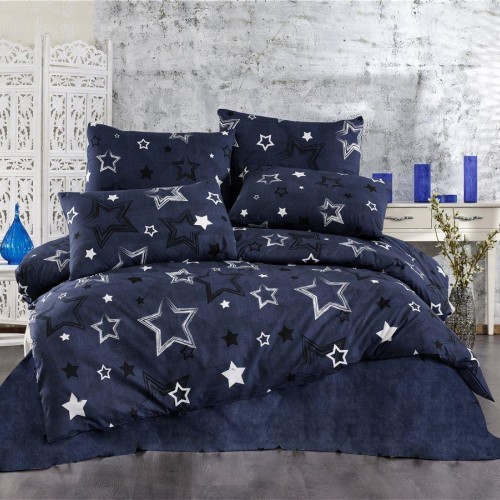 DUVET CASE EMPRIME Galaxy 307 160X240 Dark Blue Cott/Pol 70/30