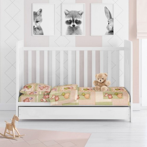 ΠΑΠΛΩΜΑ ΕΜΠΡΙΜΕ bebe Baloon 76 120X160 Beige Flannel cotton 100% 