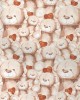 FOREVER LOST bebe Teddy Bear 535 80X80 Beige 100% Cotton