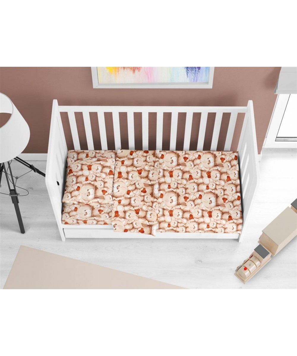 ΠΑΠΛΩΜΑΤΟΘΗΚΗ ΕΜΠΡΙΜΕ bebe Teddy Bear 535 120X160 Beige Cotton 100%