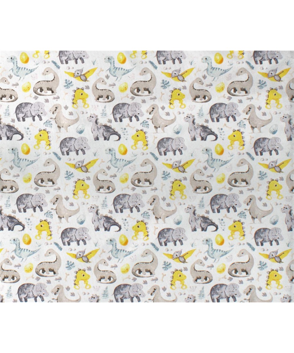 ΣΕΝΤΟΝΑΚΙ ΛΙΚΝΟΥ bebe Dinosaur 516 80X110 Grey 100%  Cotton