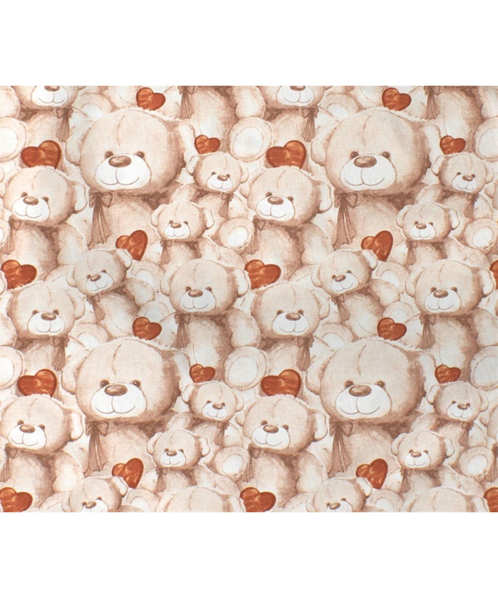 ΣΕΝΤΟΝΑΚΙ ΛΙΚΝΟΥ bebe Teddy Bear 535 80X110 Beige Cotton 100% 