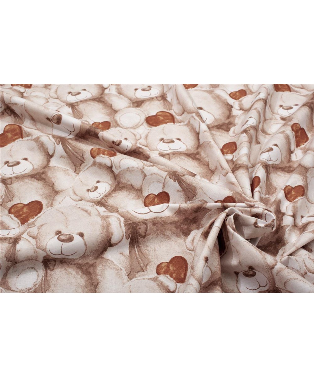 ΣΕΝΤΟΝΙΑ ΕΜΠΡΙΜΕ ΣΕΤ 2 τεμ kids Teddy Bear 535 160X240 Beige Cotton 100% 