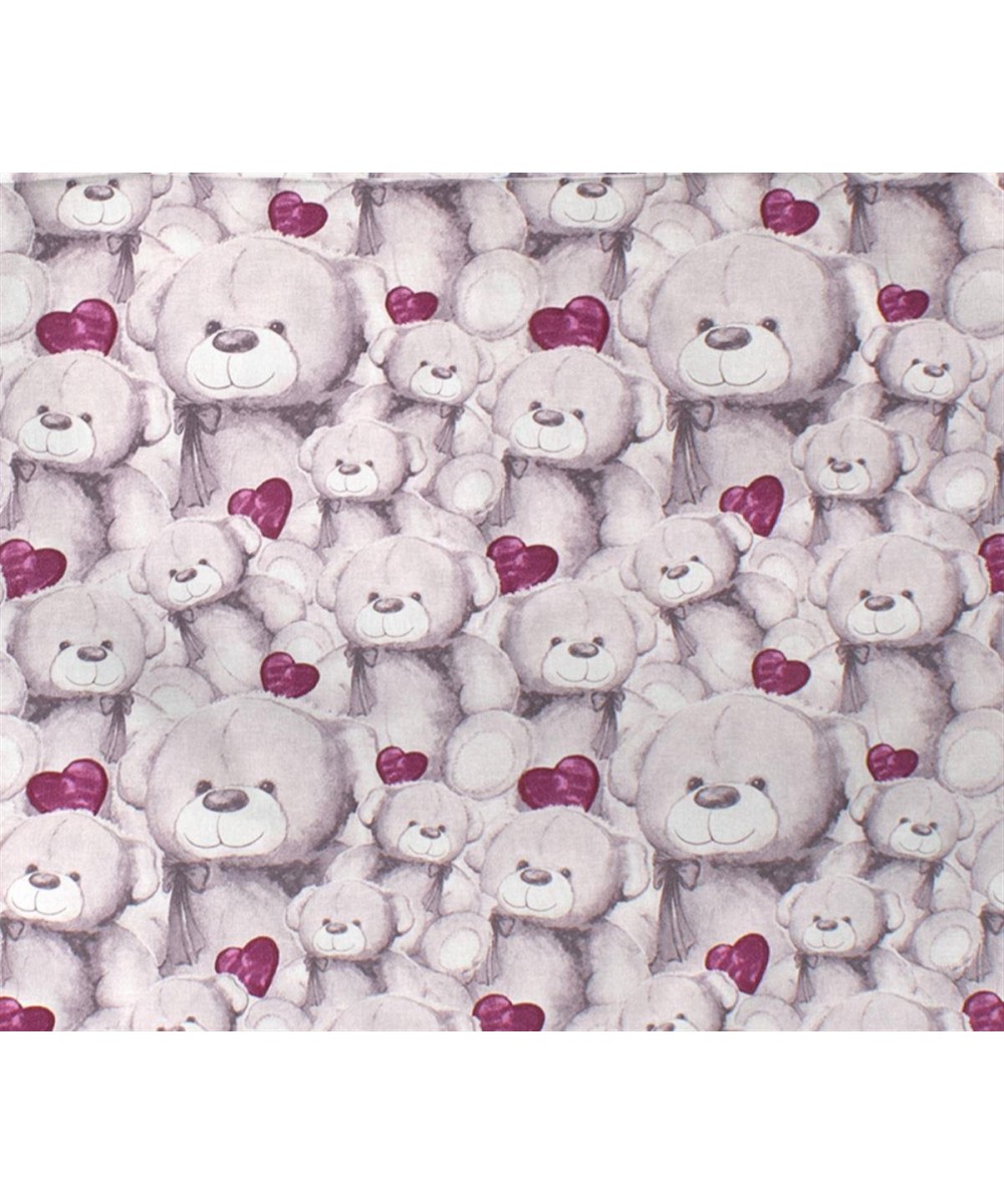 ΣΕΝΤΟΝΑΚΙ ΛΙΚΝΟΥ bebe Teddy Bear 536 80X110 Purple 100%  Cotton