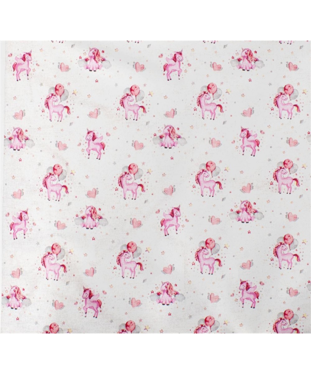 ΣΕΝΤΟΝΑΚΙ ΛΙΚΝΟΥ bebe Unicorn 208 80X110 White-Pink Cotton 100% 