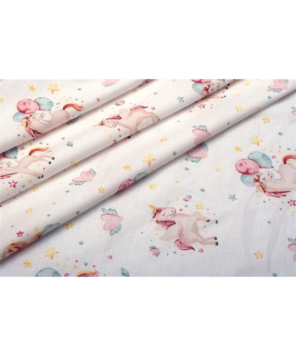 ΣΕΝΤΟΝΙΑ ΕΜΠΡΙΜΕ ΣΕΤ 2 τεμ kids Unicorn 209 160X240 White-Salmon Cotton 100% 