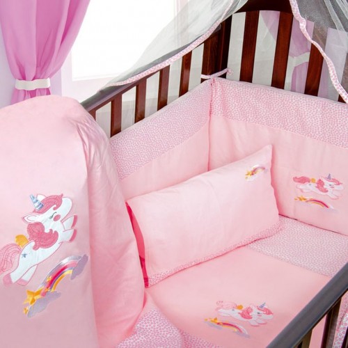 QUILT bebe UNICORN 41 100X140 PINK Cotton 100% 