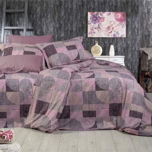 EMBRIME DUVET CASE Dimitra 336 160X240 Pink 100% Cotton Flannel