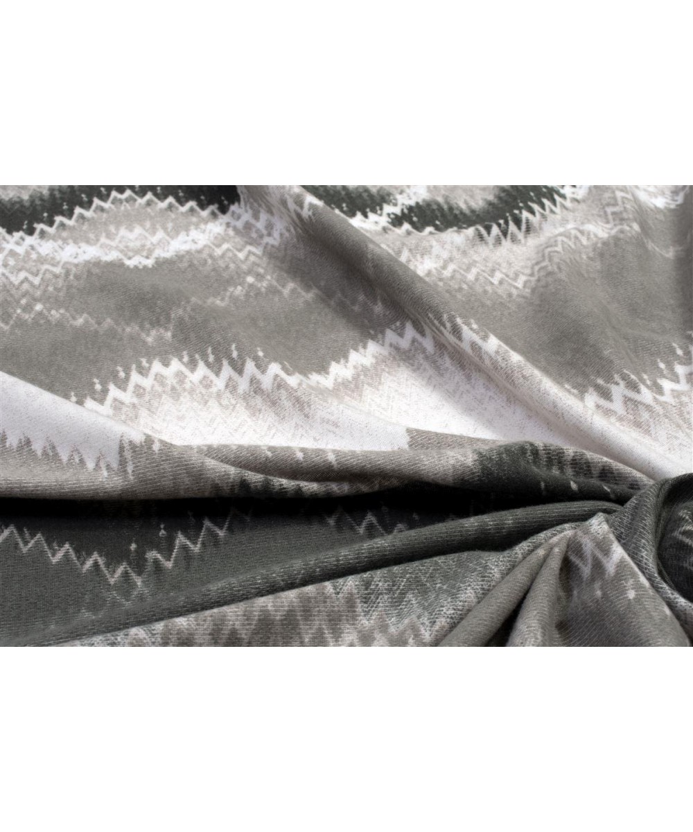 ΣΕΝΤΟΝΙΑ ΕΜΠΡΙΜΕ ΣΕΤ 4 τεμ Ίρις 338 220X240 Grey 100%  Cotton Flannel