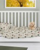 ΠΑΠΛΩΜΑΤΟΘΗΚΗ ΕΜΠΡΙΜΕ bebe Big Cats 27 120X160 Light Olive 100%  Cotton Flannel