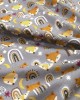 ΚΑΤΩΣΕΝΤΟΝΟ ΜΕ ΛΑΣΤΙΧΟ bebe Fox 53 0,70X1,40X0,15 Grey 100%  Cotton Flannel