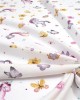 BEBE UNICORN FLANNEL 105 0.70X1.40X0.15 White 100% Cotton Flannel