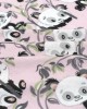 ΠΑΝΑ ΦΑΝΕΛΑ bebe Panda Bear 97 80X80 Pink 100%  Cotton Flannel