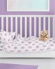 ΠΑΠΛΩΜΑΤΟΘΗΚΗ ΕΜΠΡΙΜΕ bebe Fairy 86 120X160 White-Lilac 100%  Cotton Flannel