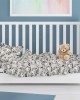 ΠΑΠΛΩΜΑΤΟΘΗΚΗ ΕΜΠΡΙΜΕ bebe Panda Bear 96 120X160 Grey 100%  Cotton Flannel