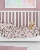 ΠΑΠΛΩΜΑΤΟΘΗΚΗ ΕΜΠΡΙΜΕ bebe Panda Bear 97 120X160 Pink 100%  Cotton Flannel