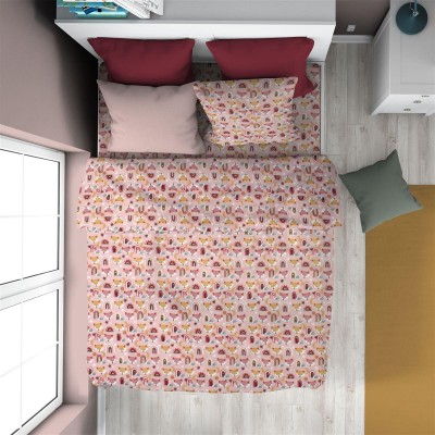 ΠΑΠΛΩΜΑΤΟΘΗΚΗ ΕΜΠΡΙΜΕ kids Fox 52 160X240 Coral 100%  Cotton Flannel