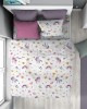 ΠΑΠΛΩΜΑΤΟΘΗΚΗ ΕΜΠΡΙΜΕ kids Unicorn 105 160X240 White 100%  Cotton Flannel