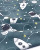 ΣΕΝΤΟΝΑΚΙ ΛΙΚΝΟΥ bebe Galaxy Travel 91 80X110 Petrol 100%  Cotton Flannel