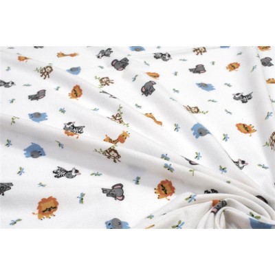 ΣΕΝΤΟΝΙΑ ΕΜΠΡΙΜΕ ΣΕΤ 3 τεμ bebe Zoo 29 120X160 White 100%  Cotton Flannel