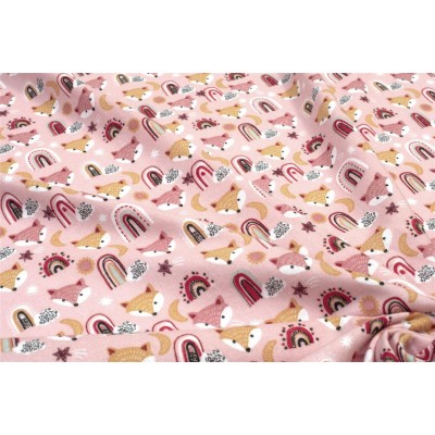 ΣΕΝΤΟΝΙΑ ΕΜΠΡΙΜΕ ΣΕΤ 3 τεμ kids Fox 52 160X240 Coral 100%  Cotton Flannel