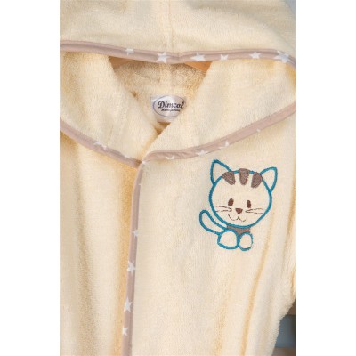 ΜΠΟΥΡΝΟΥΖΙ Με Κέντημα bebe Kitty 138 SIZE:02 Εκρού 100%  Cotton