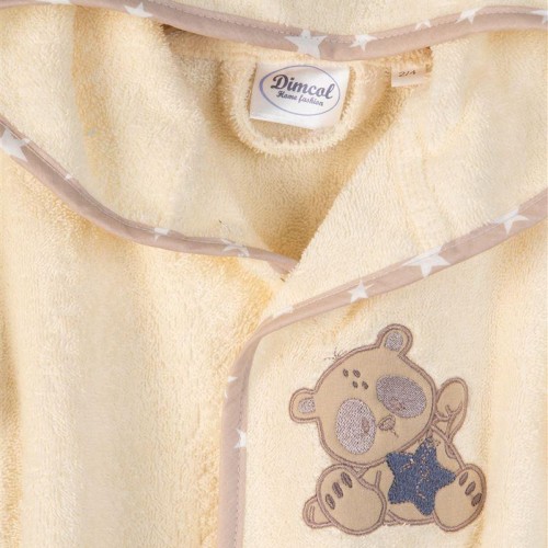 ΜΠΟΥΡΝΟΥΖΙ Με Κέντημα bebe Star Bear 153 SIZE:04 Εκρού 100%  Cotton