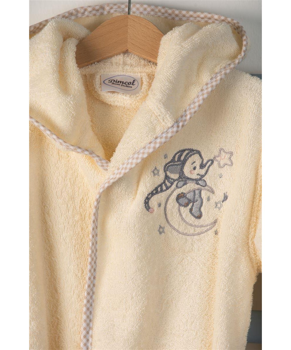 ΜΠΟΥΡΝΟΥΖΙ Με Κέντημα bebe Dreaming Elephant 169 SIZE:04 Εκρού 100%  Cotton