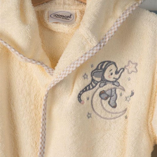 ΜΠΟΥΡΝΟΥΖΙ Με Κέντημα bebe Dreaming Elephant 169 SIZE:04 Εκρού 100%  Cotton