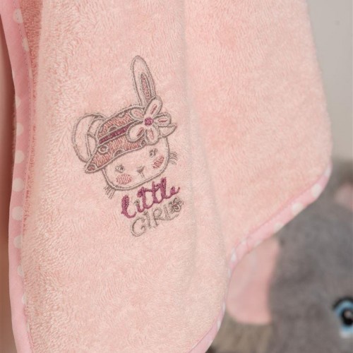 CAP With Embroidery bebe Rabbit Girl 146 75X85 Pink 100% Cotton