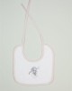 Bib With Embroidery bebe Dreaming Elephant 168 25X25 White 100% Cotton