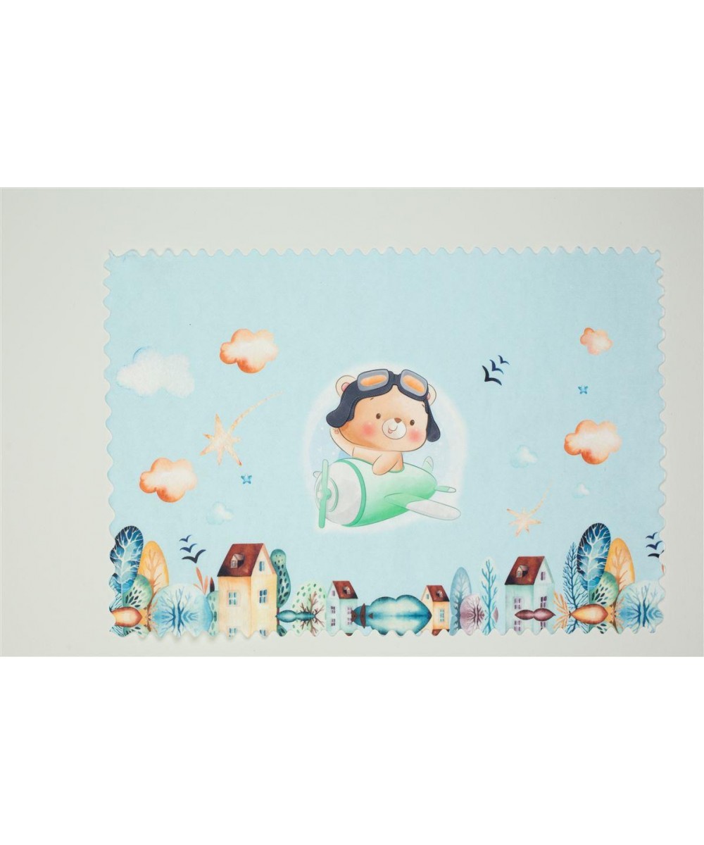 Placemat bebe Pilot 118 35 X 50 Ciel Fabric