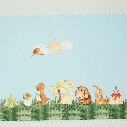 Bebe Dinosaur Park Dining Placemat 517 35 X 50 Ciel Fabric