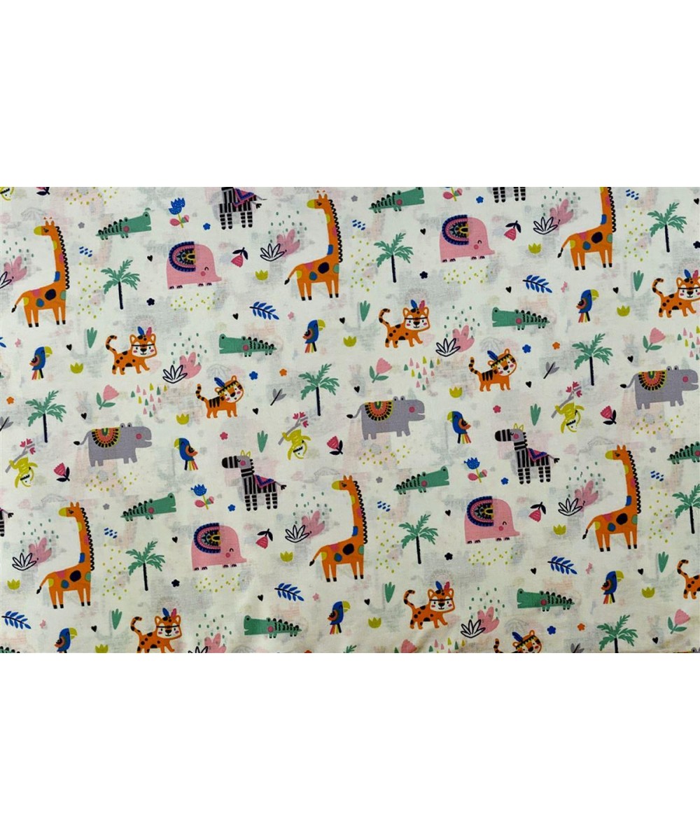 ΣΕΝΤΟΝΑΚΙ ΛΙΚΝΟΥ bebe Zoo 556 80X110 White-Multi 100%  Cotton