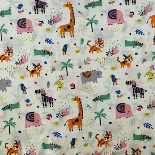 ΣΕΝΤΟΝΑΚΙ ΛΙΚΝΟΥ bebe Zoo 556 80X110 White-Multi 100%  Cotton