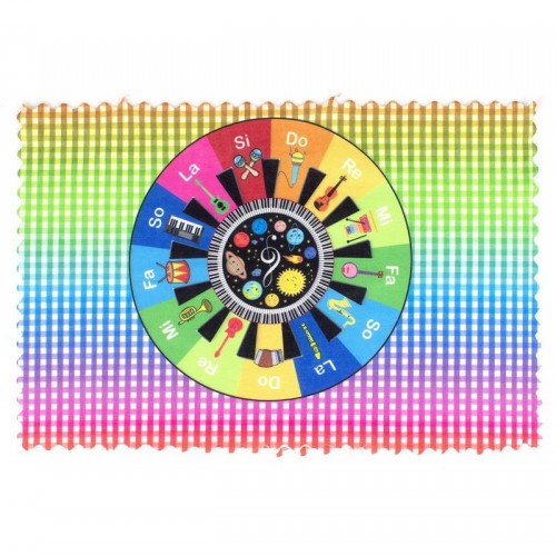 Σουπλά Φαγητού bebe Music Wheel 41 35X50 Multi Υφασμάτινο