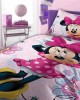 Σεντόνια Σετ 2 τεμ Disney Home Minnie 852 160X240 Pink 100%  Cotton