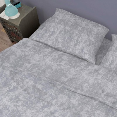 Σεντόνια Σετ 3 τεμ Premium Shadow 621 160X240 Light Grey 100%  Cotton