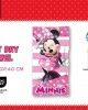 Πετσέτα Θαλάσσης Quick Dry Disney Home Minnie 26 70X140 Pink 100%  Microfiber