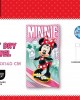 Beach Towel Quick Dry Disney Home Minnie 36 70X140 Turquoise 100% Microfiber