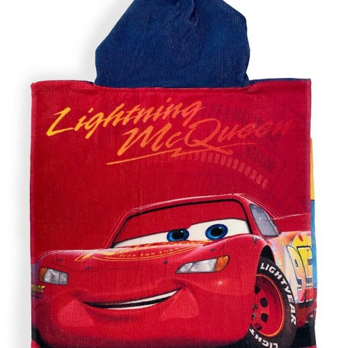 Beach Poncho Quick Dry Disney Home Cars 23 50X100 Blue 100% Microfiber