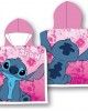 Πόντσο Θαλάσσης Quick Dry Disney Home Lilo & Stitch 22 50X100 Pink 100%  Microfiber