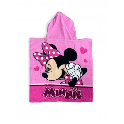 Πόντσο Θαλάσσης Quick Dry Disney Home Minnie 202 50X100 Pink 100%  Microfiber