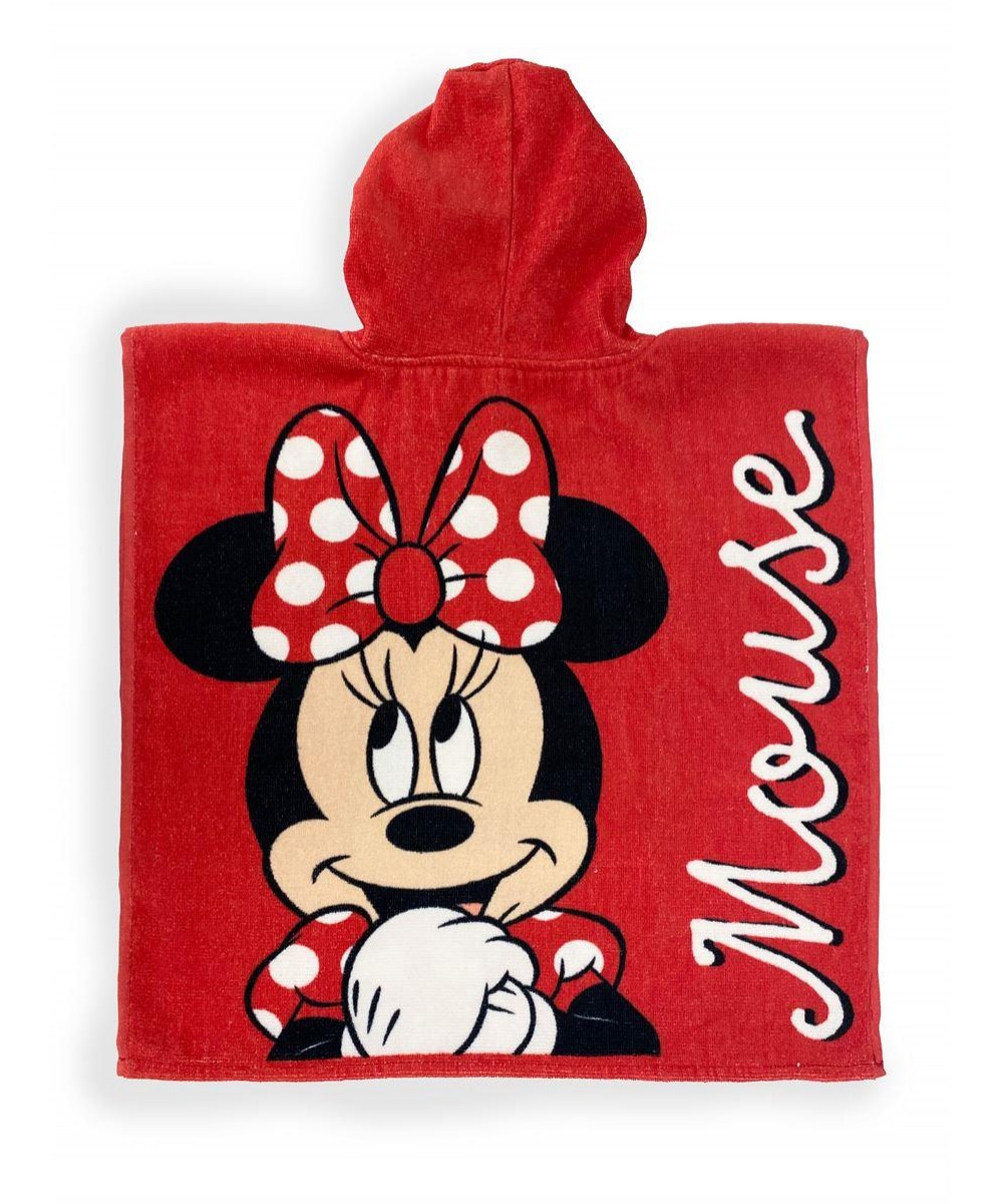 Πόντσο Θαλάσσης Quick Dry Disney Home Minnie 203 50X100 Red 100%  Microfiber