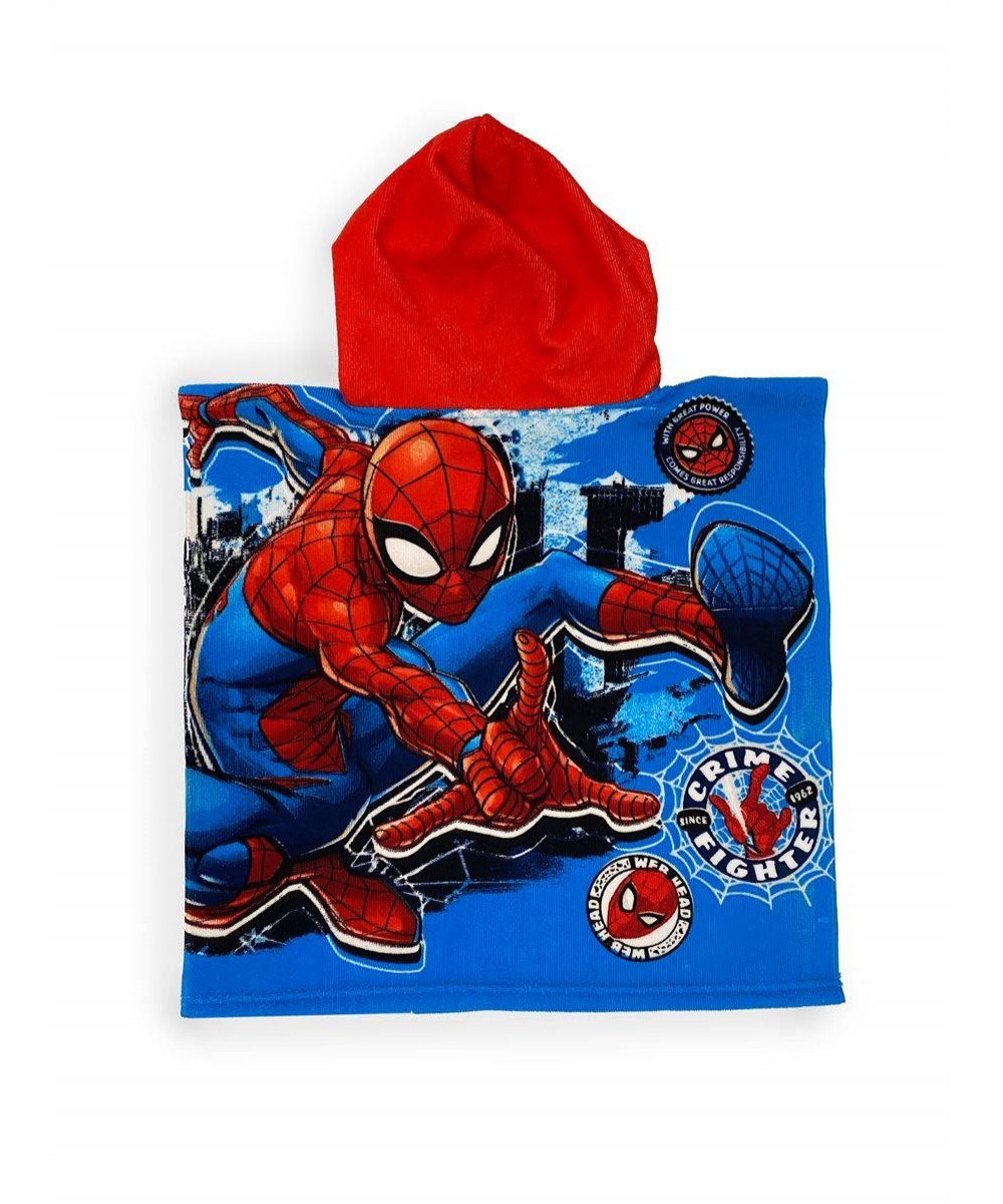 Beach Poncho Quick Dry Marvel Spider-Man 17 50X100 Sky Blue 100% Microfiber