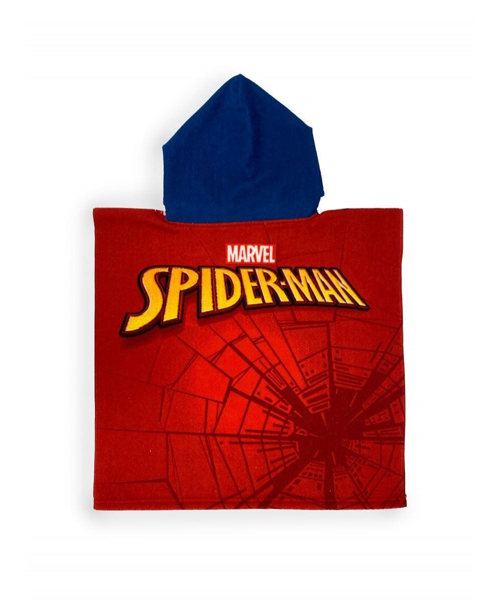 Πόντσο Θαλάσσης Quick Dry Marvel Spider-Man 25 50X100 Red 100%  Microfiber