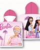 Πόντσο Θαλάσσης Quick Dry Mattel Barbie 86 50X100 Pink 100%  Microfiber