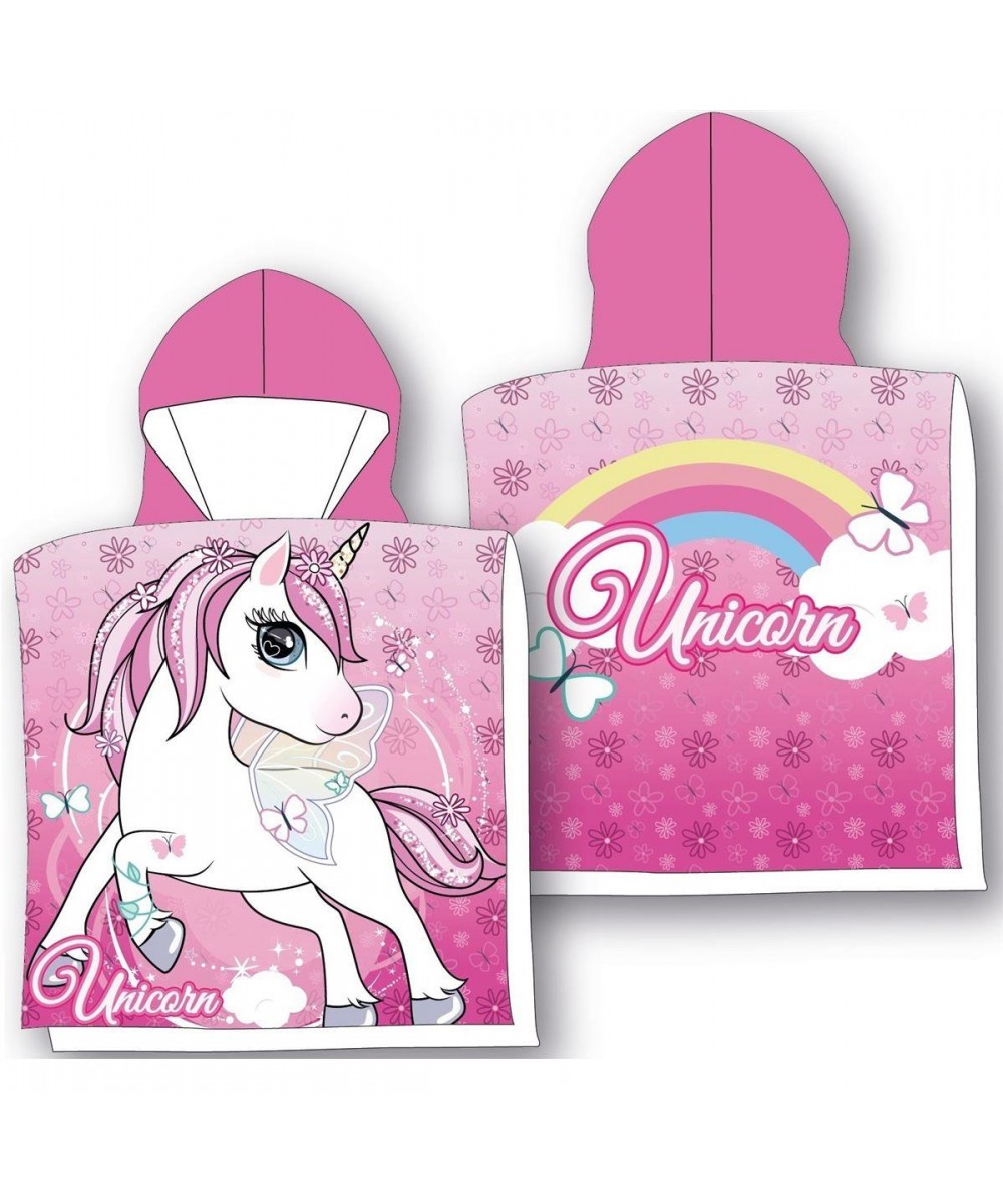 Πόντσο Θαλάσσης Quick Dry Unicorn 24 50X100 Pink 100%  Microfiber