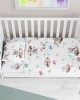 Fitted Sheet bebe Kitten 560 0.70X1.40X0.15 Petrol 100% Cotton