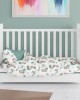 Παπλωματοθήκη Εμπριμέ bebe Lion 534 120X160 Green 100%  Cotton